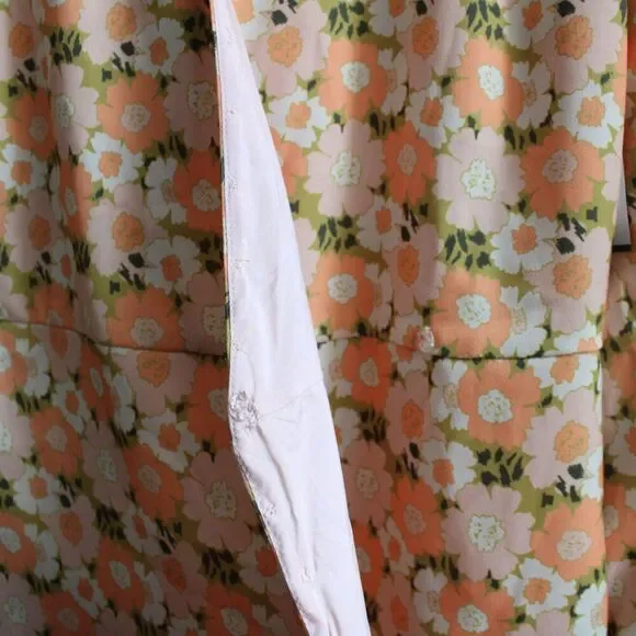 ALEXIA ADMOR Arya Button-front Wrap Dress In Summer Floral Cream Size 8 NWT - Picture 7 of 10